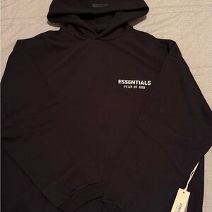 Essentials Black Hoodie